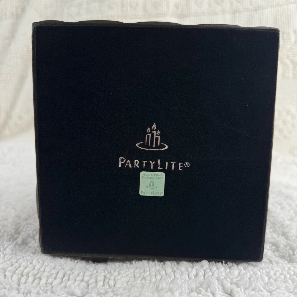 PartyLite Bronze Meditating Buddha Tealight Holder Zen Home Decor Altar Statue